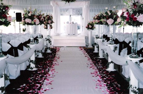 black-and-white-on-wedding-ceremony-ideas-pink-wpthemesnow-pink-and-black-wedding-decorations