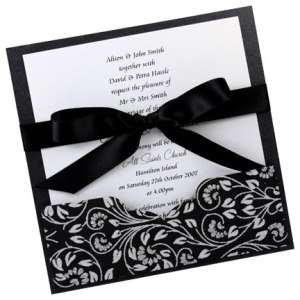 wedding-invitation-add-a-pocket-black-floral-glitter